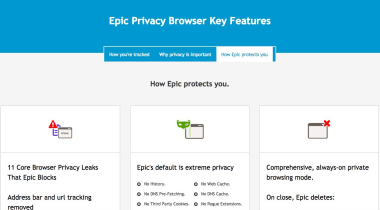 Скачать Epic Privacy Browser для Windows - Бесплатно