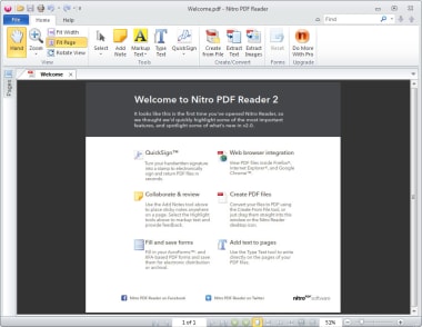 Скачать Nitro PDF Reader для Windows - бесплатно
