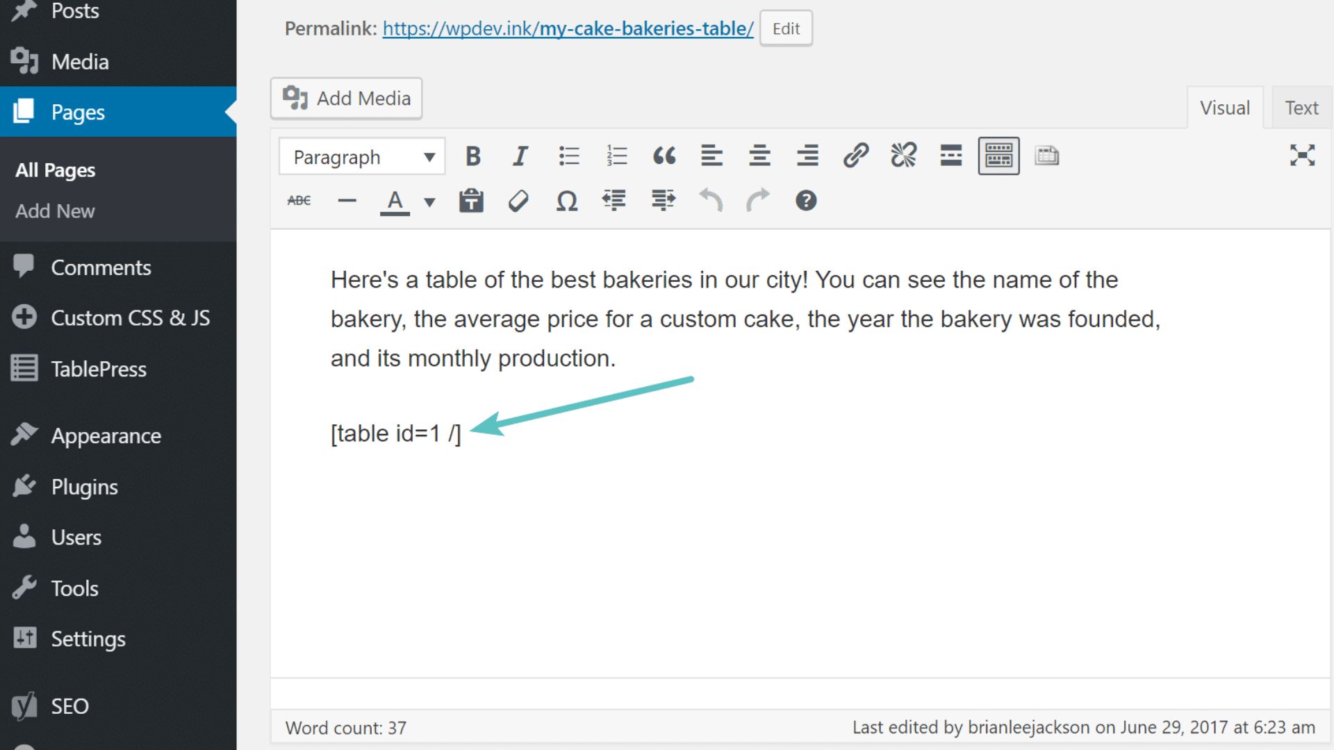 TablePress: WordPress плагин для создания таблиц. Как им пользоваться